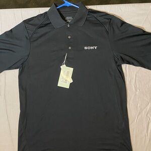 Sony Men's OLED promo Black Polo Shirt